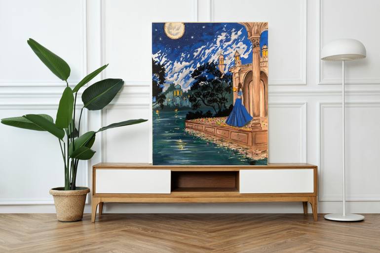 Original Conceptual Women Painting by Khadija Abdul Sattar