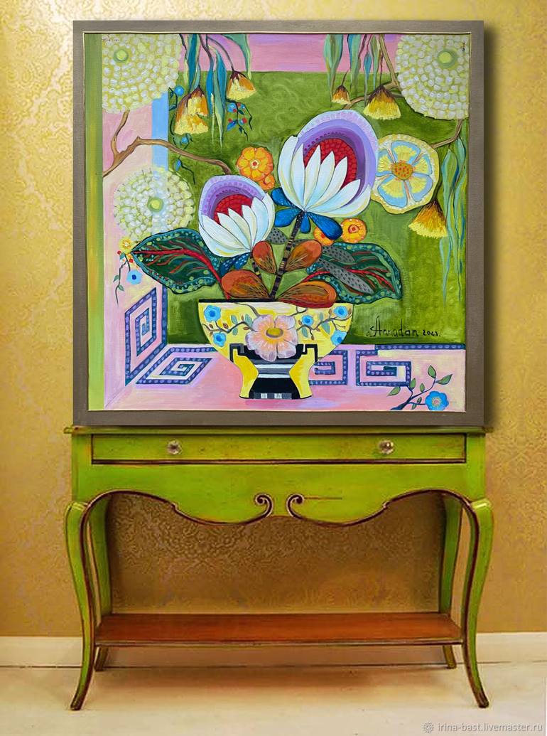 Original Abstract Expressionism Abstract Painting by Annadan Pinchuk