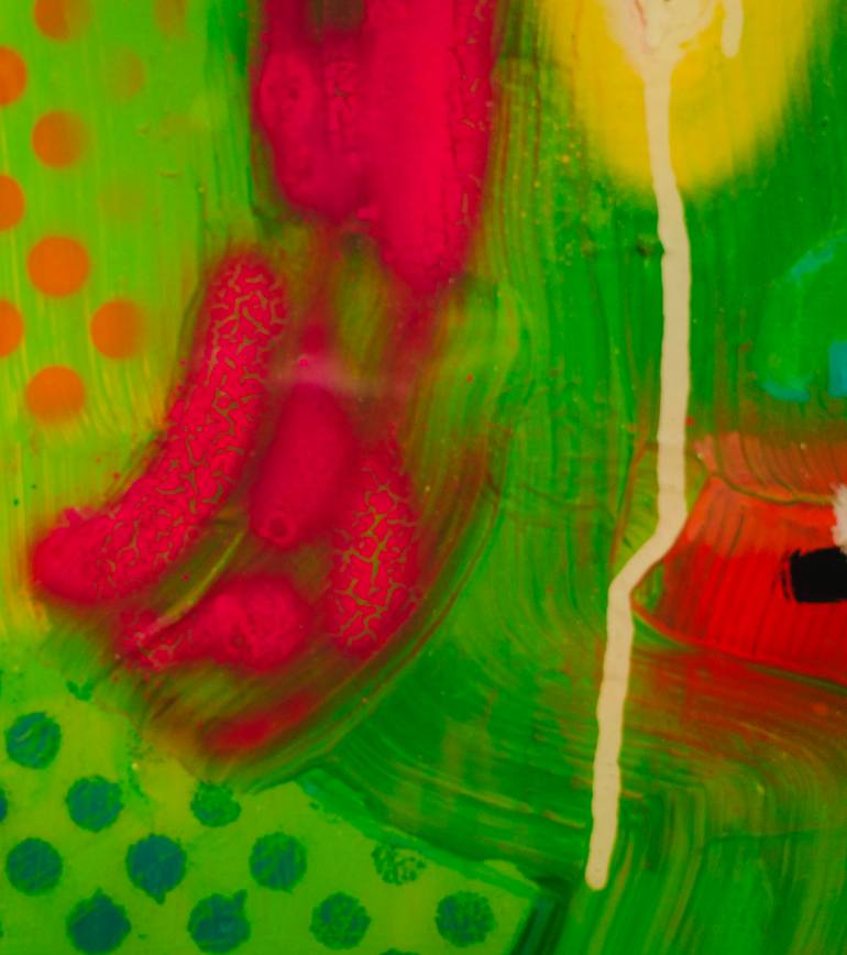 Original Abstract Expressionism People Painting by Steven Kolenik