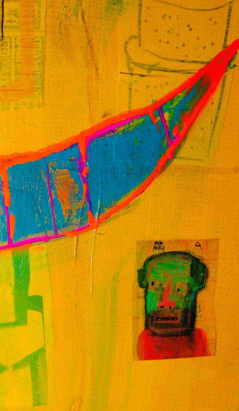 Original Abstract Expressionism People Painting by Steven Kolenik