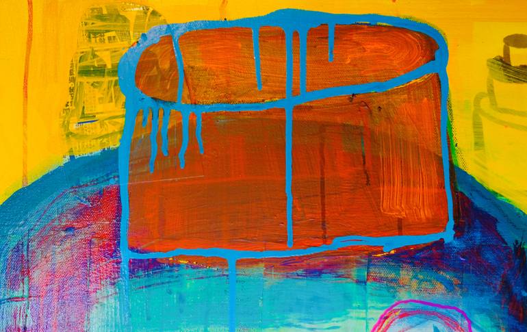 Original Abstract Expressionism People Painting by Steven Kolenik