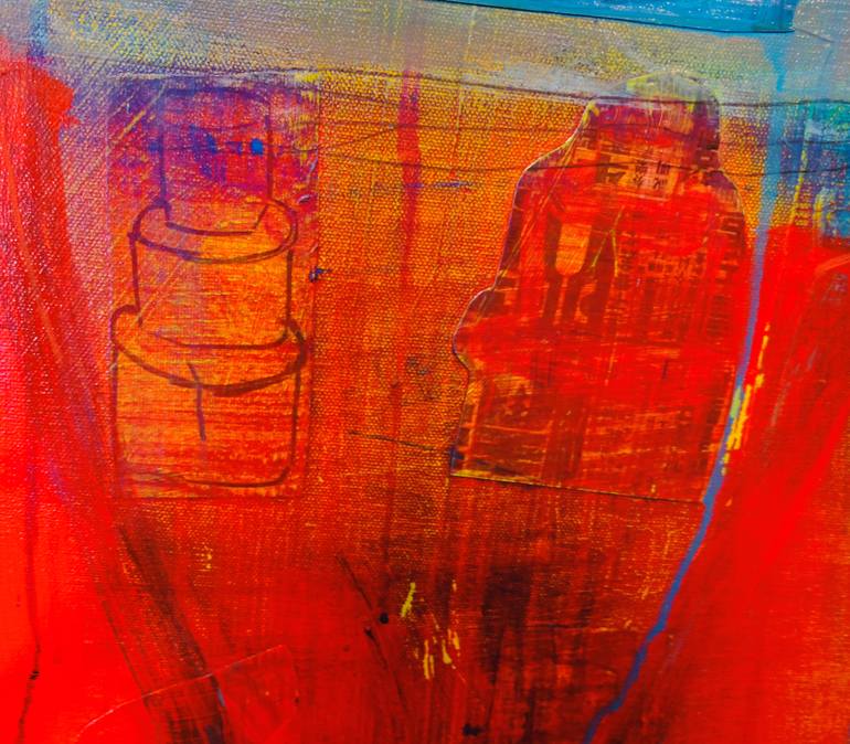 Original Abstract Expressionism People Painting by Steven Kolenik
