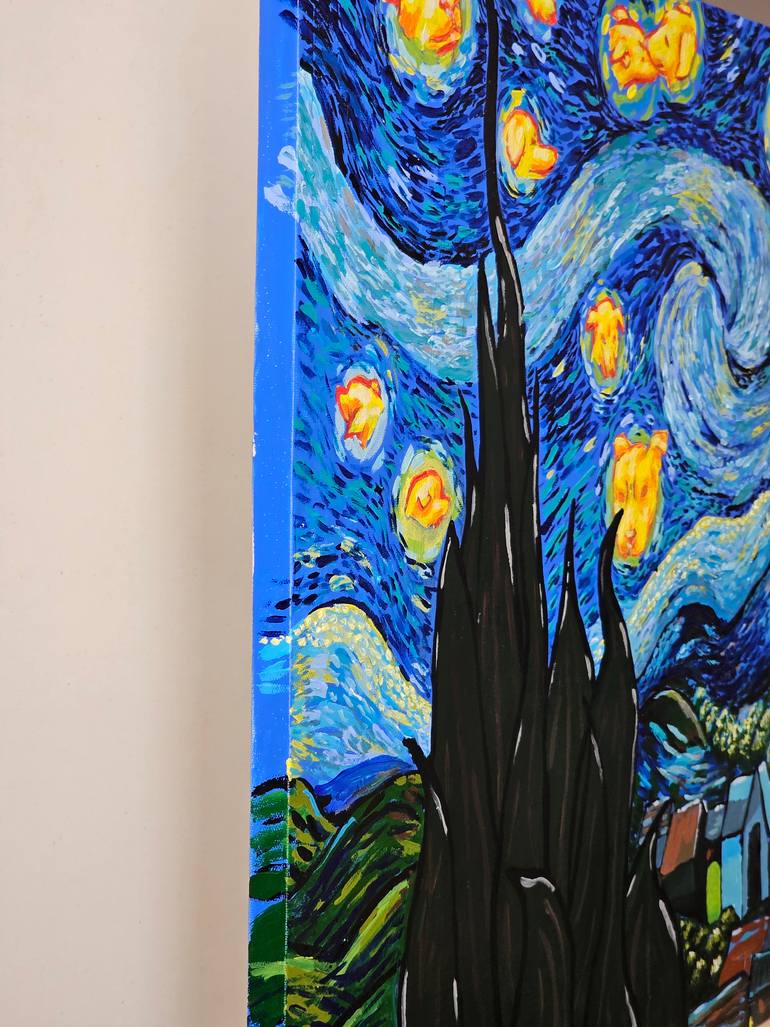 Original Pop Art Dogs Painting by Alina Khoznan