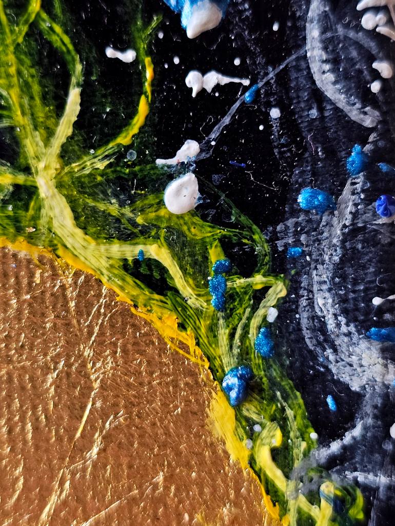Original Symbolism Abstract Painting by Alina Khoznan