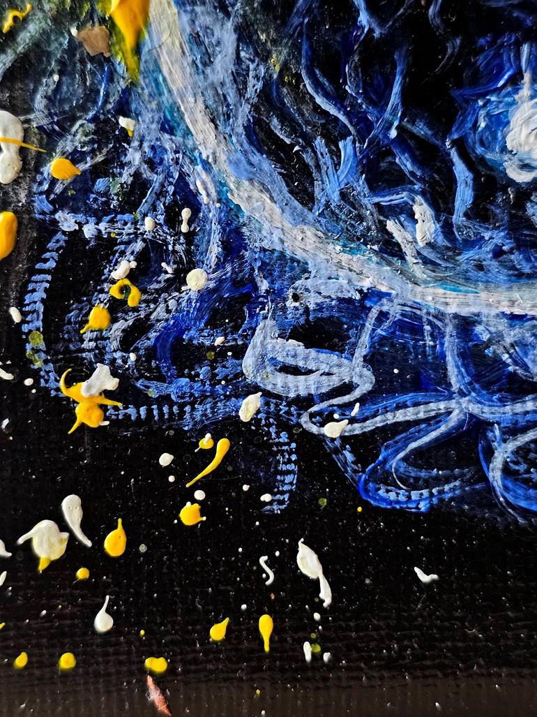 Original Symbolism Abstract Painting by Alina Khoznan