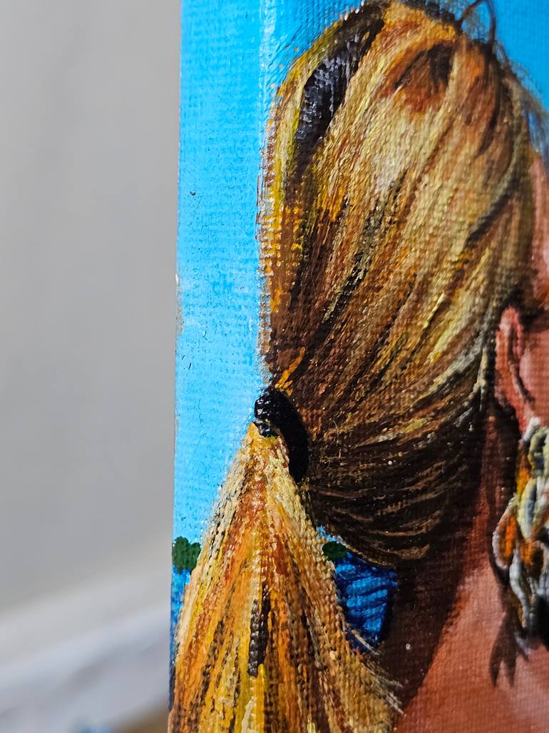 Original Portraiture Women Painting by Alina Khoznan
