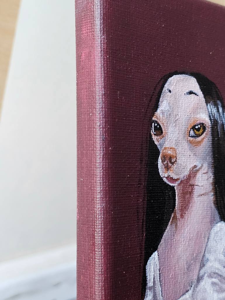 Original Pop Art Dogs Painting by Alina Khoznan