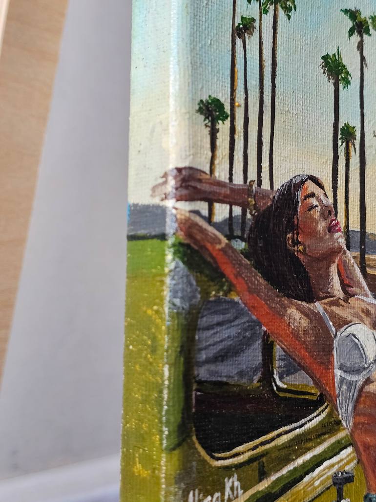 Original Realism Women Painting by Alina Khoznan