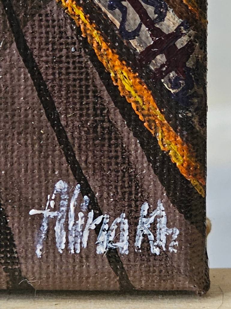 Original Symbolism Home Painting by Alina Khoznan