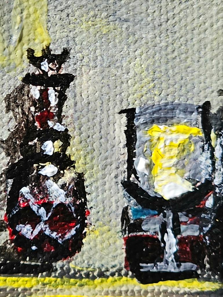 Original Pop Art Dogs Painting by Alina Khoznan