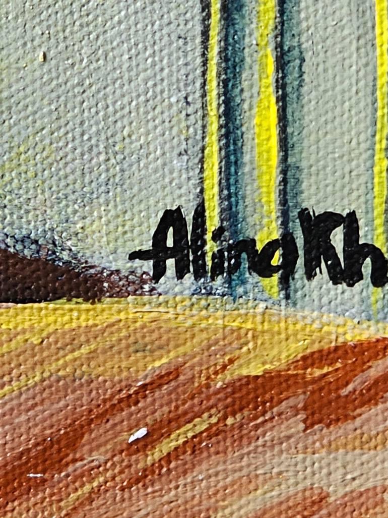 Original Pop Art Dogs Painting by Alina Khoznan