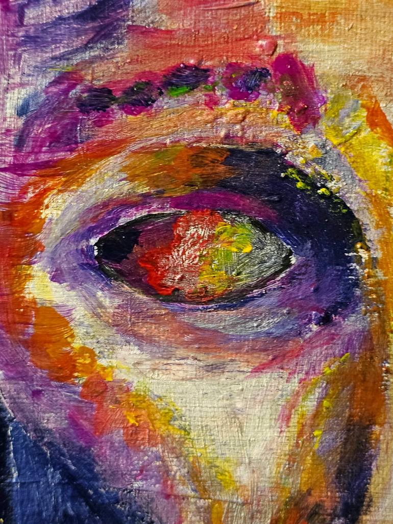 Original Abstract People Painting by Alina Khoznan