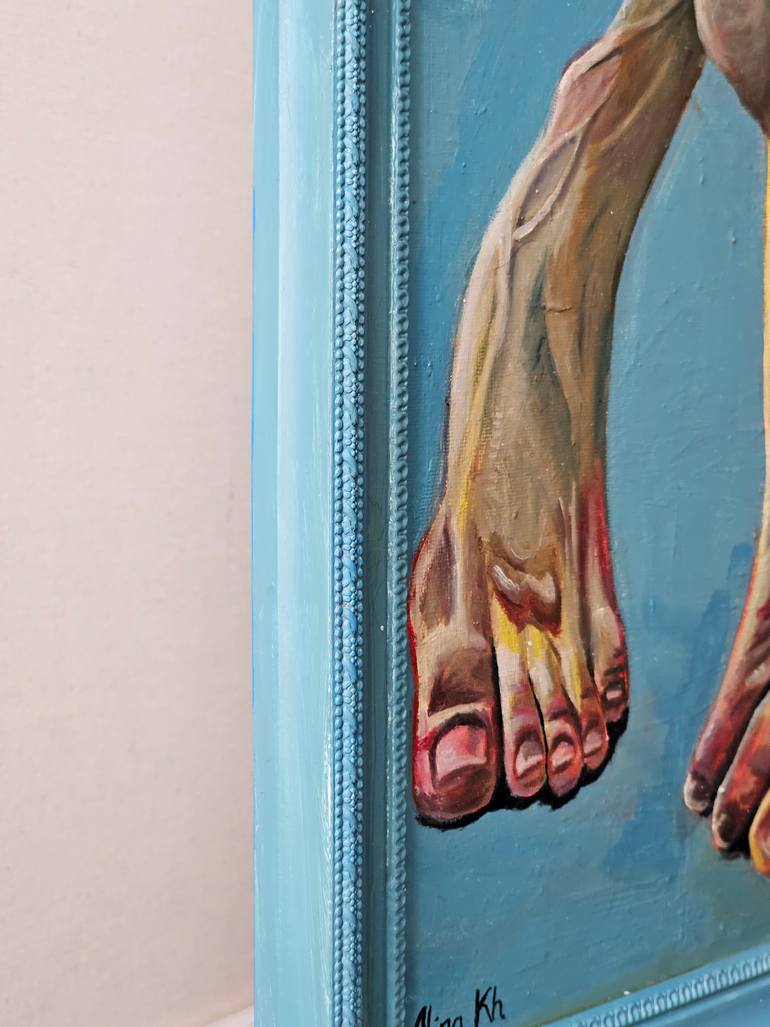 Original Realism Body Painting by Alina Khoznan
