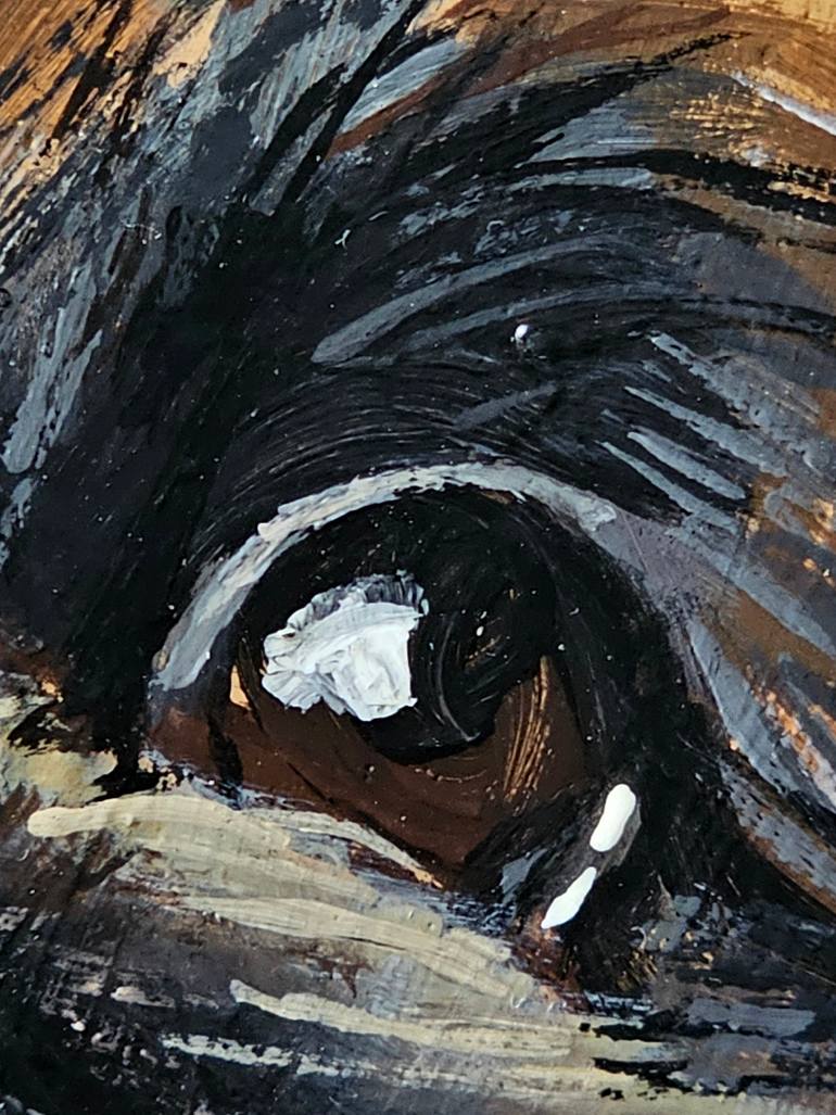 Original Impressionism Dogs Painting by Alina Khoznan