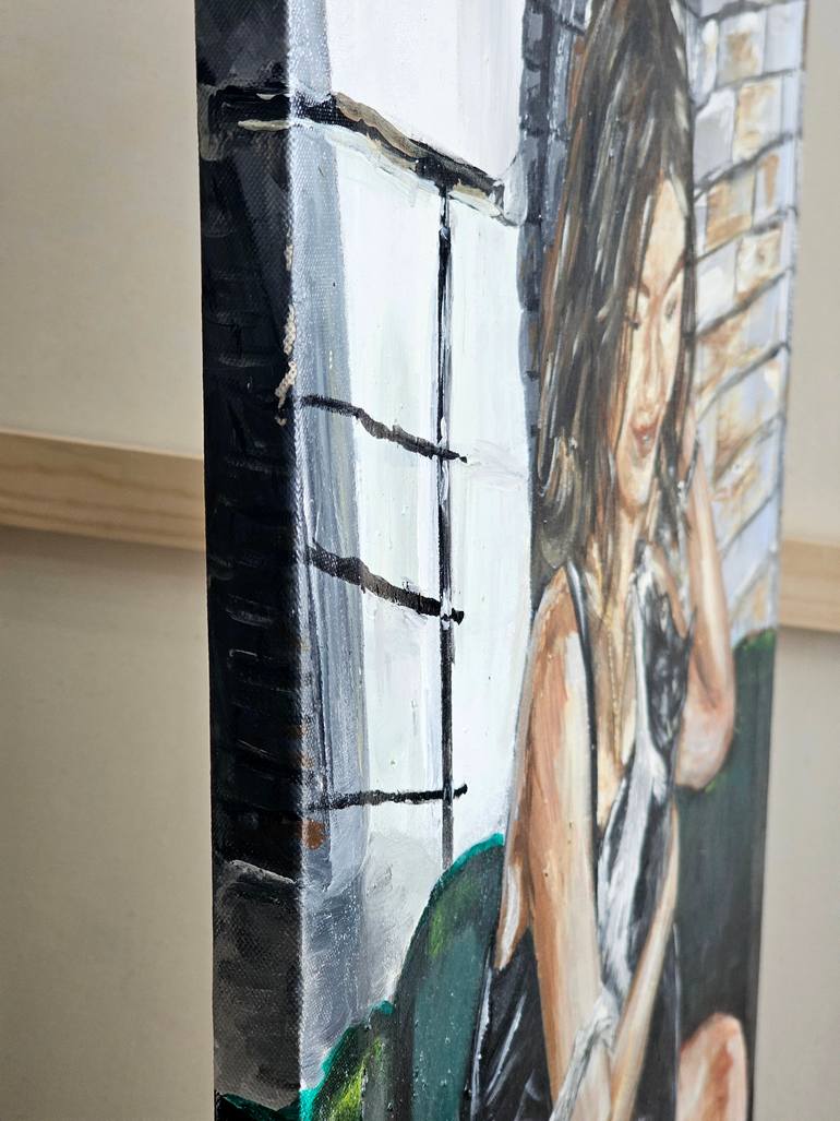 Original Portraiture Home Painting by Alina Khoznan