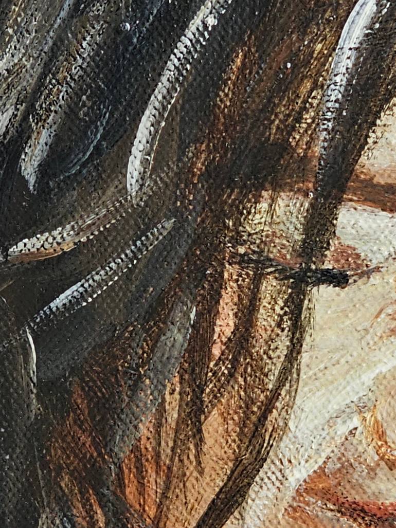 Original Portraiture Home Painting by Alina Khoznan