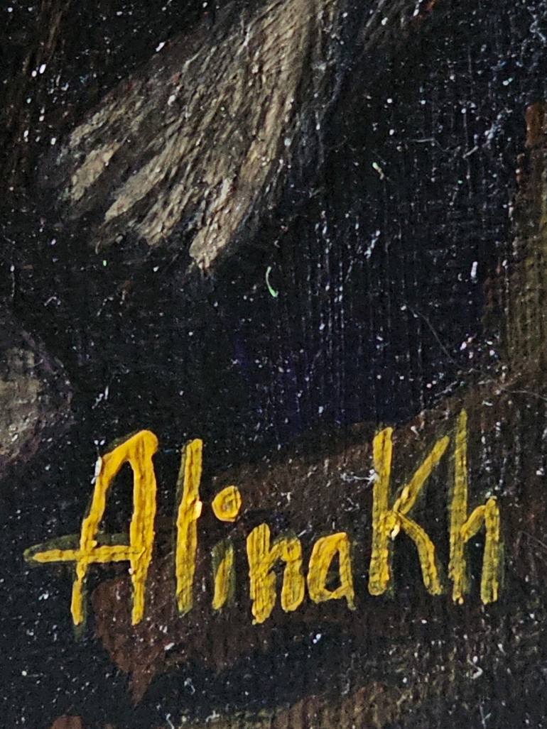 Original Surrealism Classical Mythology Painting by Alina Khoznan