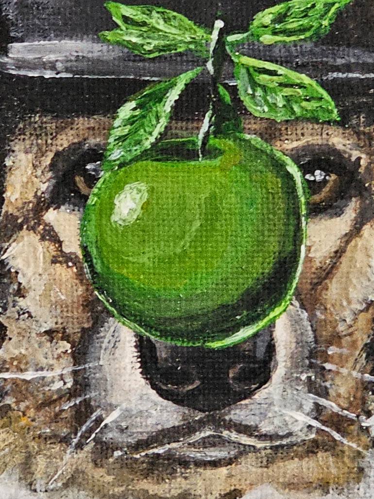 Original Surrealism Dogs Painting by Alina Khoznan