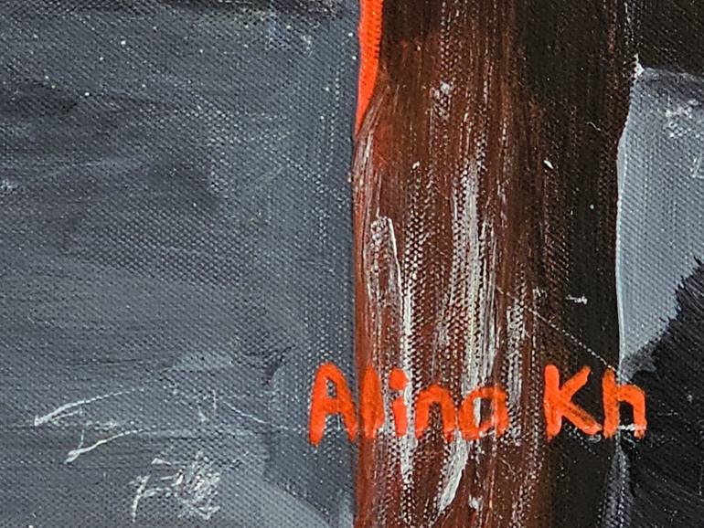 Original Expressionism Men Painting by Alina Khoznan