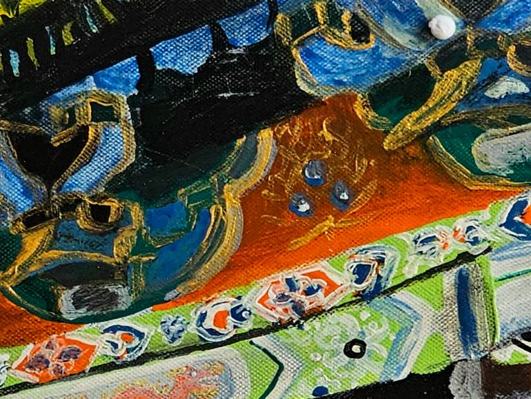 Original Expressionism Men Painting by Alina Khoznan