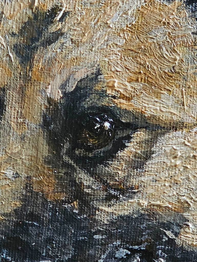 Original Pop Art Dogs Painting by Alina Khoznan