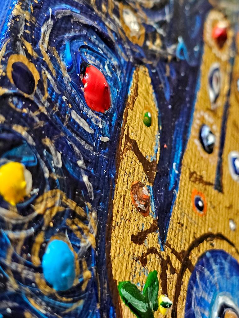 Original Symbolism Religion Painting by Alina Khoznan