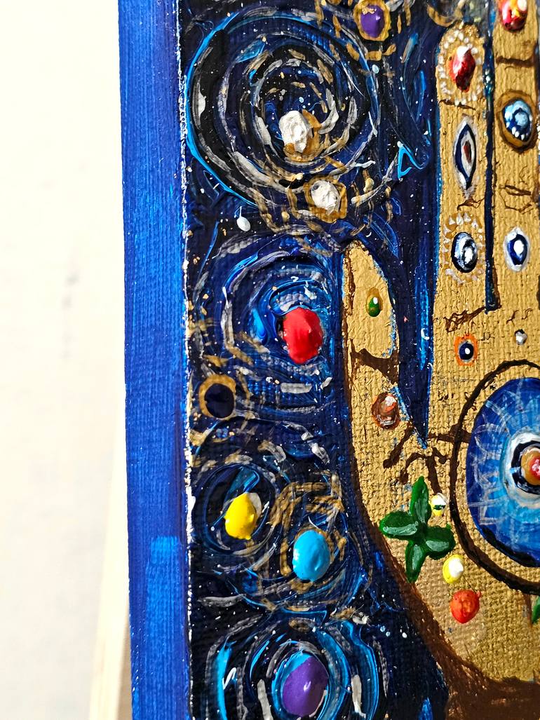 Original Symbolism Religion Painting by Alina Khoznan