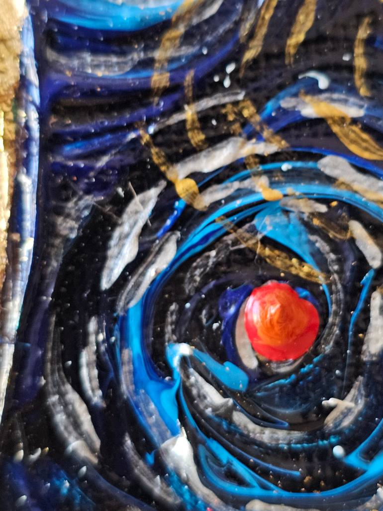 Original Symbolism Religion Painting by Alina Khoznan