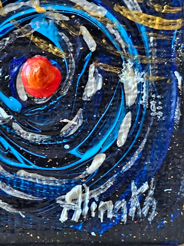 Original Symbolism Religion Painting by Alina Khoznan