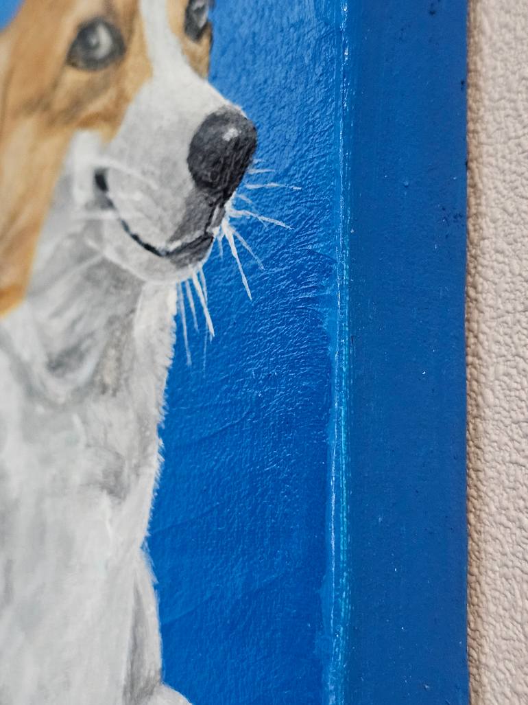 Original Pop Art Dogs Painting by Alina Khoznan