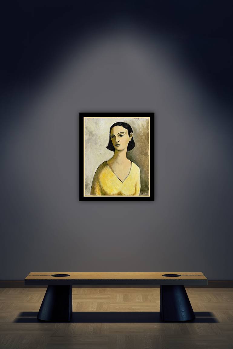 Original Expressionism Women Painting by Ricard J Tovar