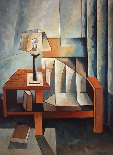 Original Cubism Nature Paintings by Ricard J Tovar