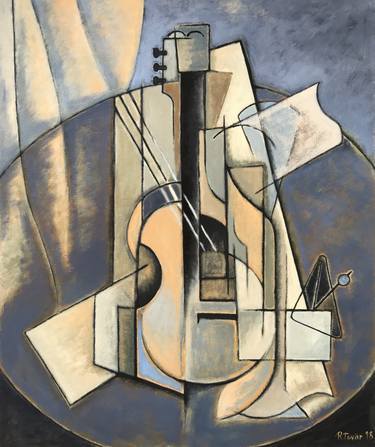 Print of Cubism Music Paintings by Ricard J Tovar