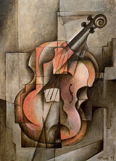 Print of Cubism Music Paintings by Ricard J Tovar