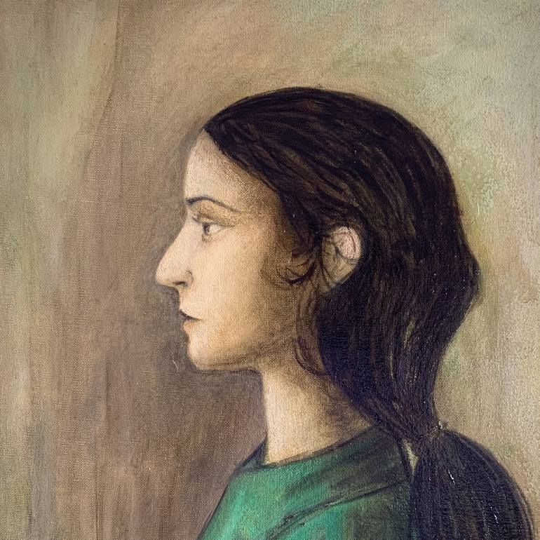 Original Women Painting by Ricard J Tovar