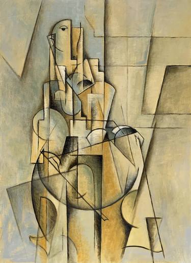 Print of Cubism Music Paintings by Ricard J Tovar