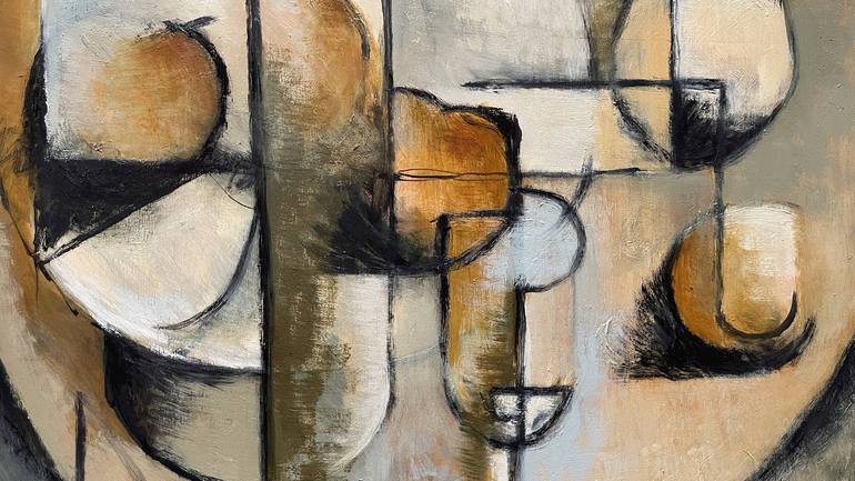 Original Cubism Still Life Painting by Ricard J Tovar