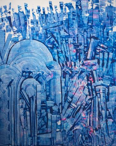 Original Abstract Expressionism Abstract Paintings by Siranush Baghramyan