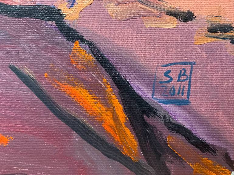 Original Abstract Expressionism Abstract Painting by Semjon Krasulin