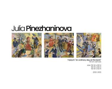 Original Abstract People Paintings by Semjon Krasulin
