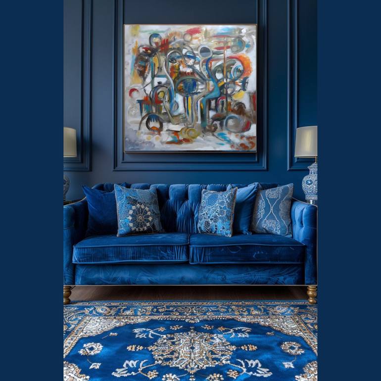 Original Abstract Painting by Elboukhari Aicha