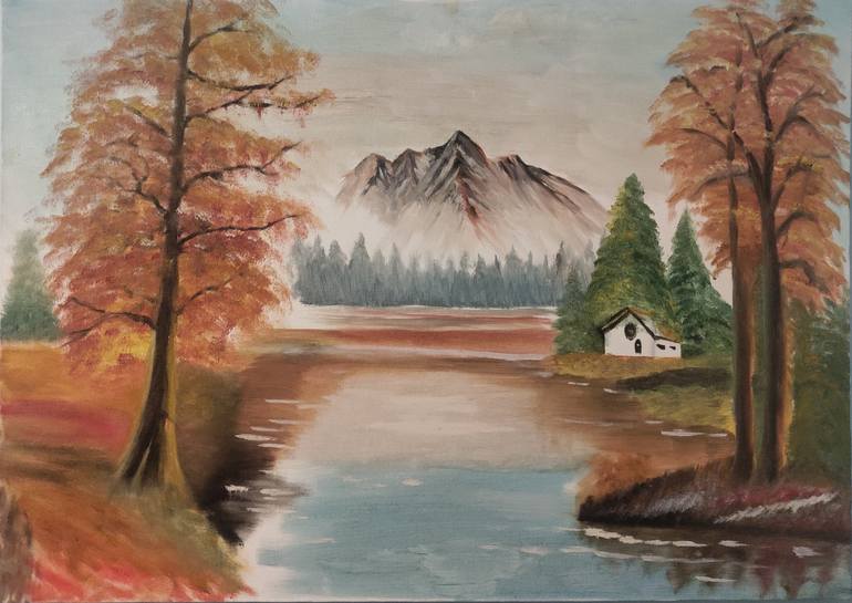 Original Abstract Landscape Paintings by Yusuf TanrıVerdi