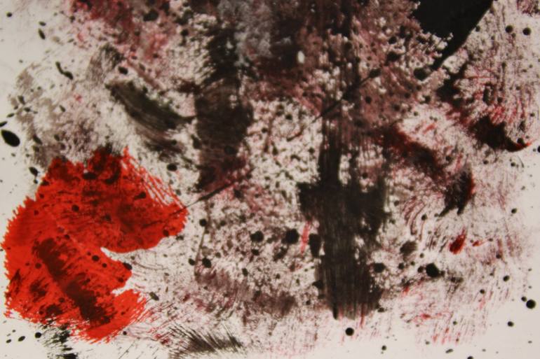 Original Abstract Expressionism Abstract Mixed Media by İLayda Özcan