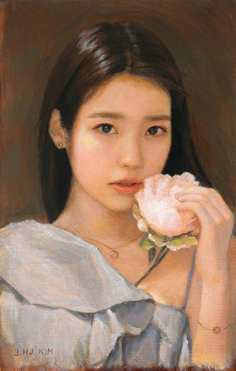 Print of Impressionism Pop Culture/Celebrity Paintings by Hyeong-Ju Kim