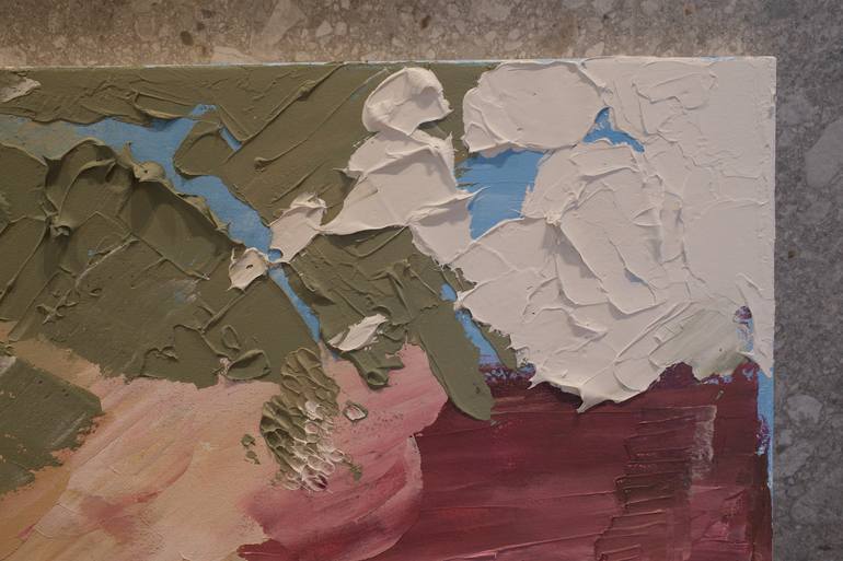 Original Conceptual Abstract Painting by Daniela Ilieva