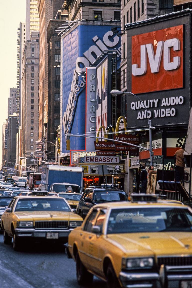 Original Cities Photography by George Jiri Ksandr | Classicism Art on Paper | New York, Times Square, No. XXIX., Vintage, 1988