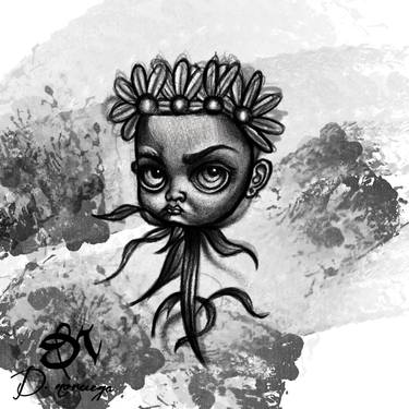 Original Surrealism Botanic Digital by Derian  Noruega 