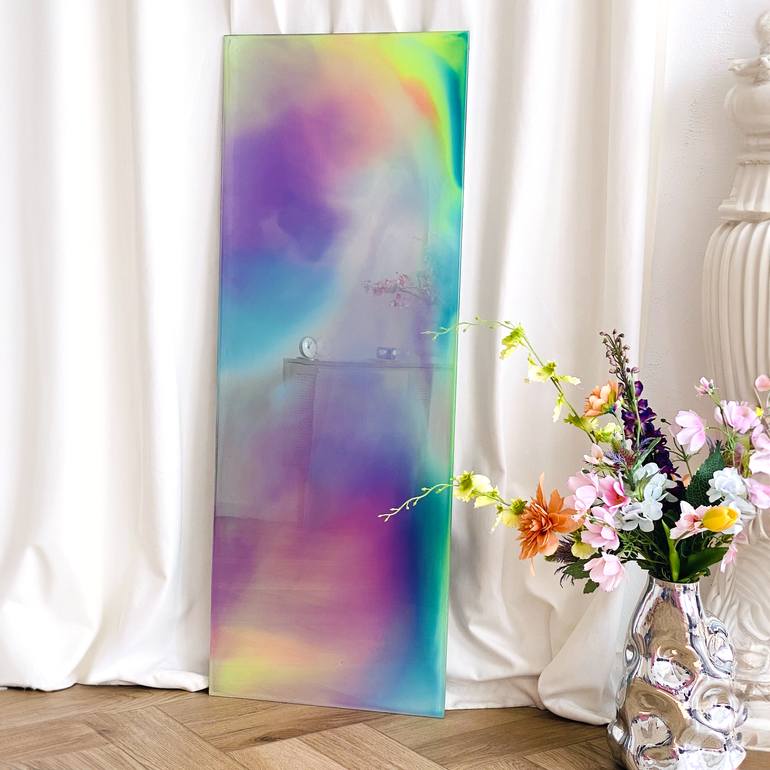 Original Minimalism Abstract Mixed Media by Kseniia Lozytska