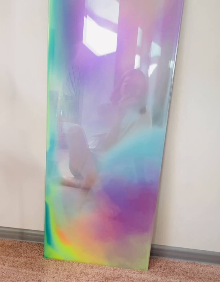 Original Minimalism Abstract Mixed Media by Kseniia Lozytska