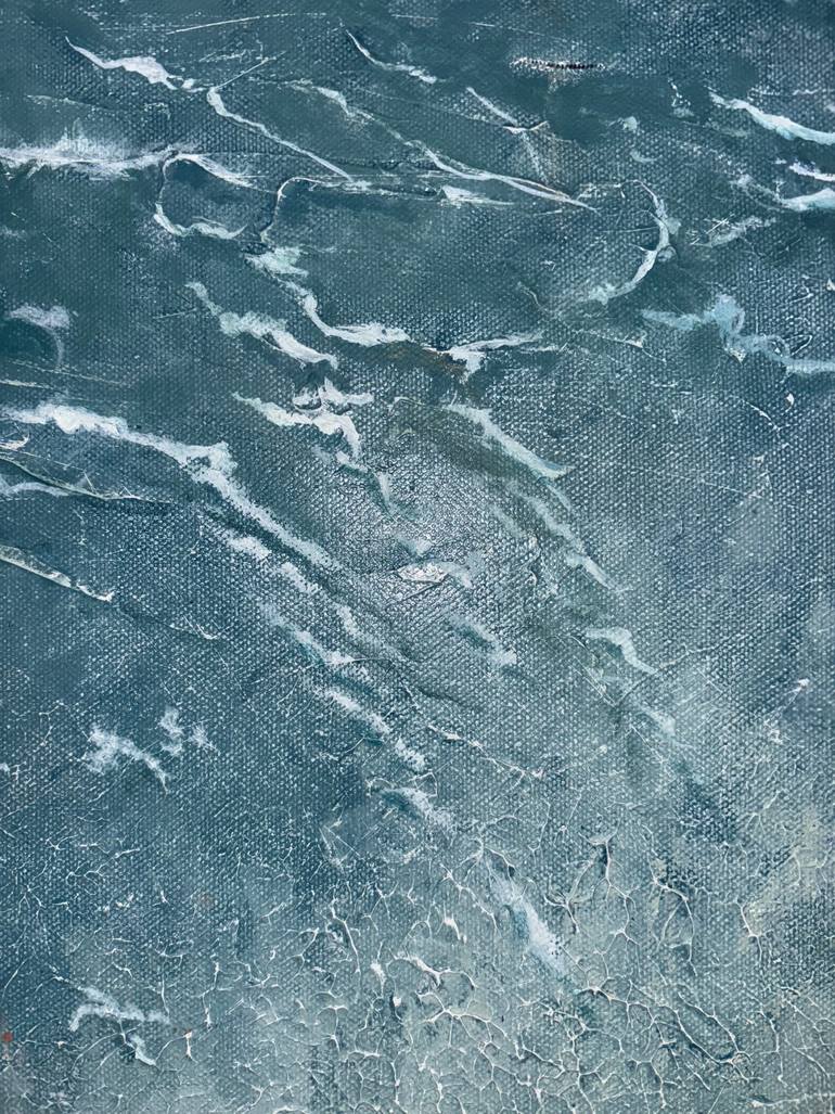 Original Classicism Beach Painting by Alex Gallego